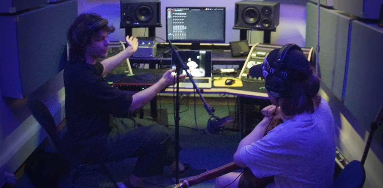 Paulius Levickas in the BL2 studio